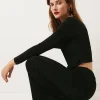 Discount Oasis Acetate Slinky Jersey Flare Trouser Camel