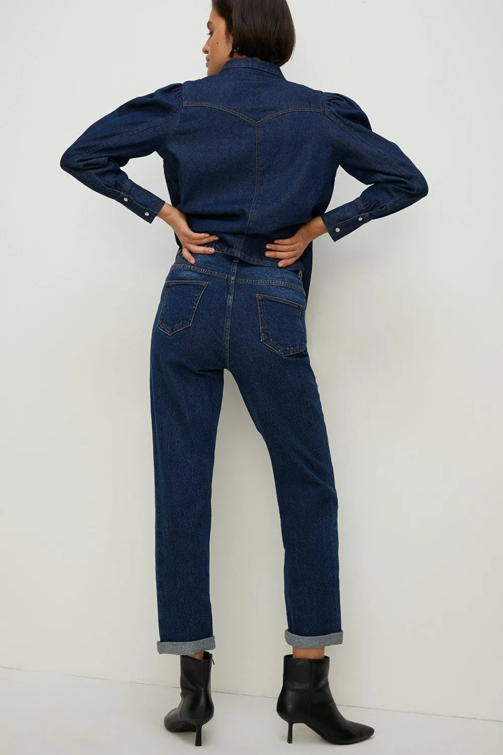 Best Oasis Ava Relaxed Boyfriend Jean Indigo