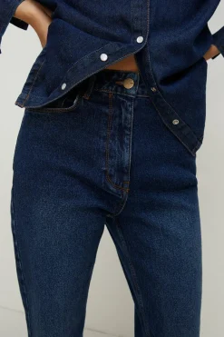 Best Oasis Ava Relaxed Boyfriend Jean Indigo