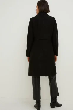 Discount Oasis Button Detail Dolly Coat Pink