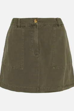 Best Oasis Canvas Utility Skirt Khaki