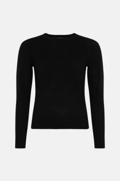 Discount Oasis Cashmere Crew Neck Jumper Bottle Green