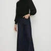 New Oasis Chemical Lace Woven Mix Jumper Black