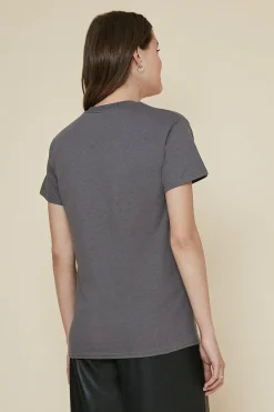 Discount Oasis Christmas Llama T Shirt Charcoal