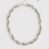 Outlet Oasis Chunky Chain Necklace Silver
