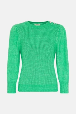 Best Oasis Colour Block Button Detail Jumper Multi