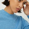Discount Oasis Cosy Crew Neck Jumper Blue