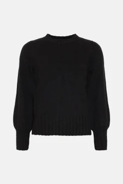 Best Oasis Cosy Crew Neck Jumper Black