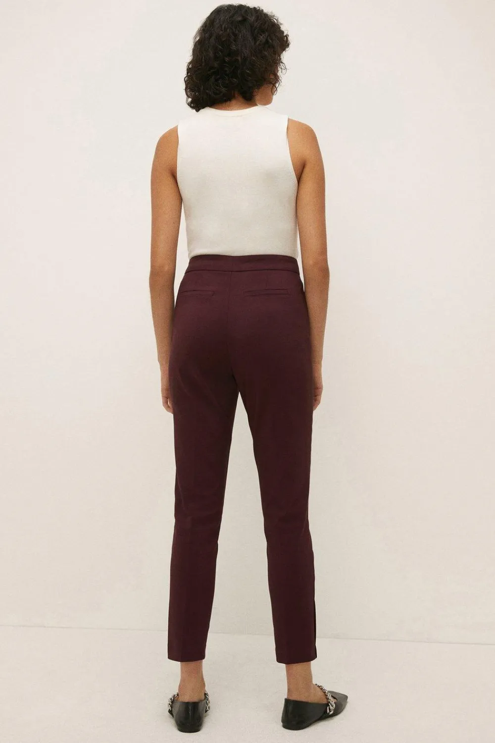 Online Oasis Cotton Sateen Capri Black