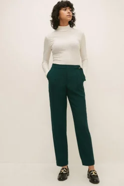 Outlet Oasis Crepe Tailored Trouser Navy