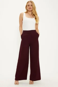 Discount Oasis Crepe Wide Leg Trouser Black