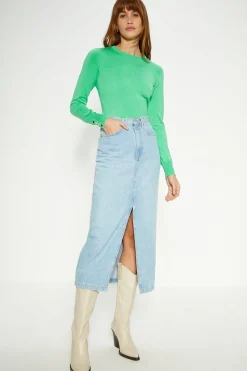 Best Oasis Crew Neck Jumper Green