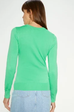 Best Oasis Crew Neck Jumper Green
