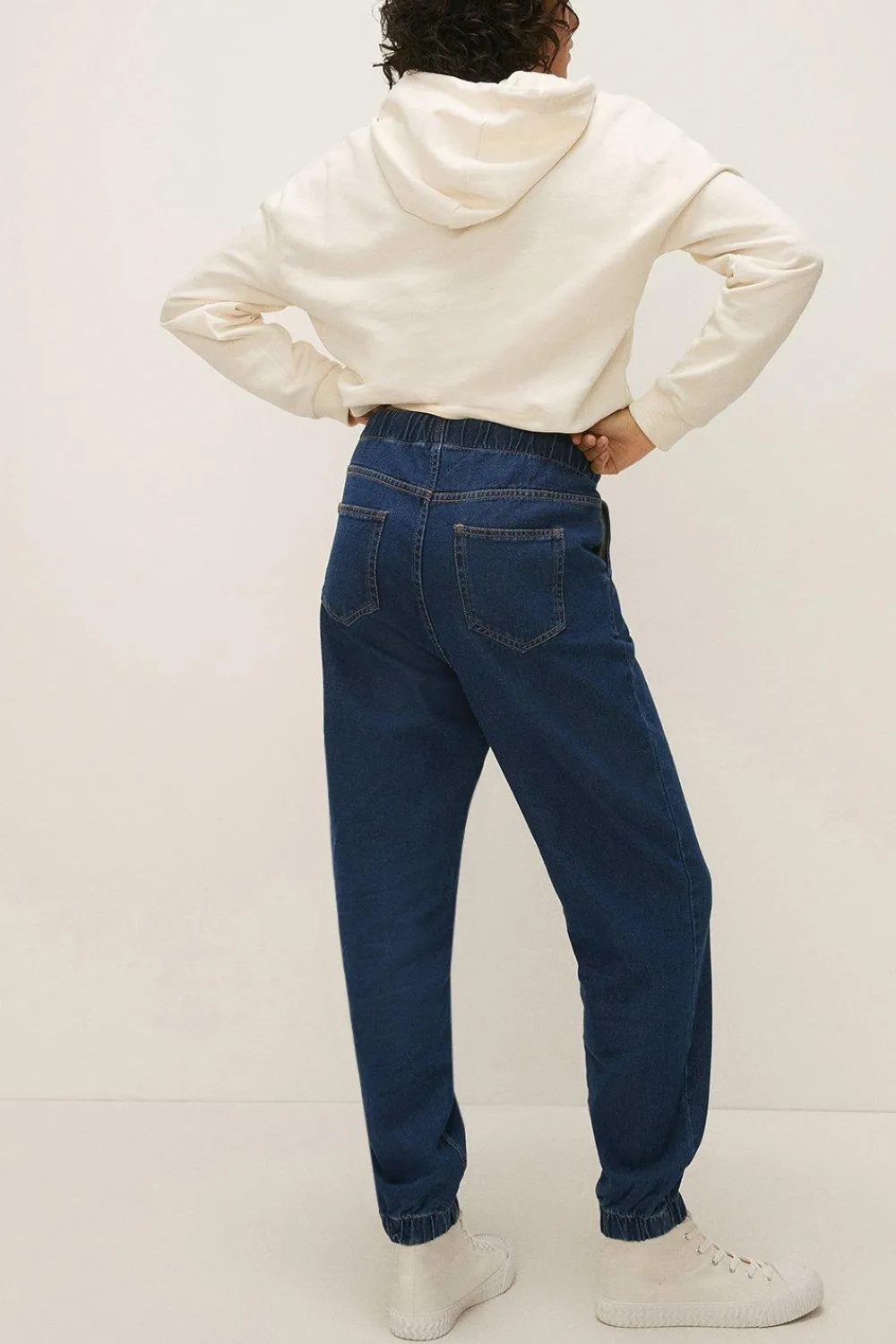 Sale Oasis Denim Jogger Dark Wash