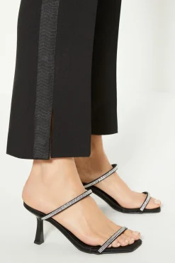 Sale Oasis Diamante Detail Heeled Sandal Black