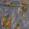 Sale Oasis Ditsy Floral Gathered Mini Dress Blue