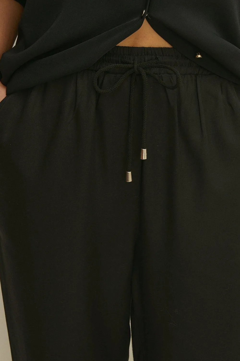 New Oasis Drawstring Tencel Jogger Navy