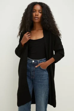 Clearance Oasis Edge To Edge Oversized Cardigan Black