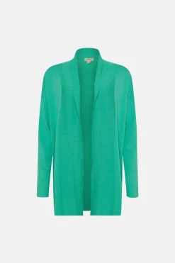 Outlet Oasis Edge To Edge Rib Sleeve Oversized Cardigan Green