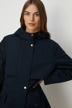 Clearance Oasis Essential Cotton Parka Black