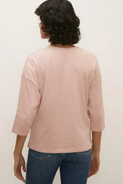 Clearance Oasis Essential Drop Sleeve Pocket T-Shirt Navy