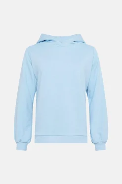 Discount Oasis Essential Long Sleeve Hoodie Blue