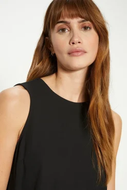 Sale Oasis Essential Woven Shell Top Black