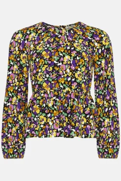 Discount Oasis Floral Tie Back Detail Top Multi