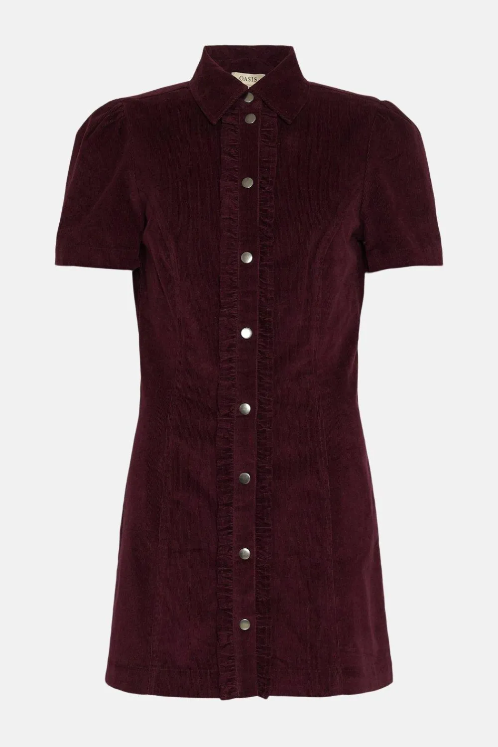 Best Oasis Frill Placket Mini Dress Navy