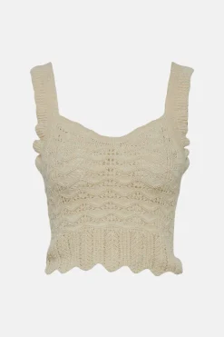 Discount Oasis Frill Strap Knitted Cami Top Mango