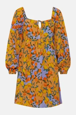 Outlet Oasis Fruit Print Skater Dress Multi