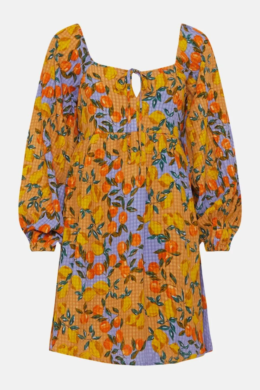 Outlet Oasis Fruit Print Skater Dress Multi