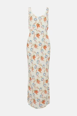 Outlet Oasis Garland Scoop Neck Maxi Dress Floral