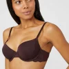 Fashion Oasis Gorgeous Smooth Lace T-Shirt Bra Chocolate