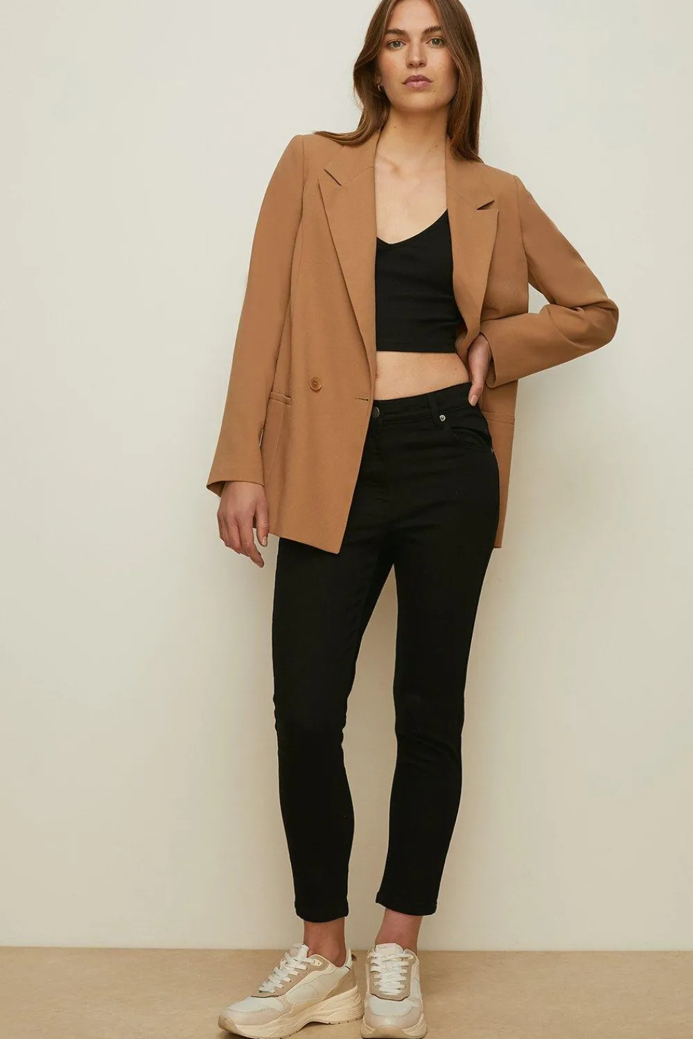 Discount Oasis Grace Skinny Capri Jean Black