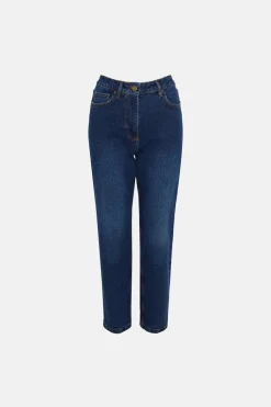 Clearance Oasis Ivy Barrel Leg Jean Indigo