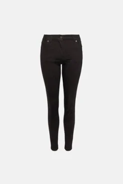 Online Oasis Jade Mid Rise Skinny Jean Black