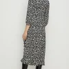 Sale Oasis Jersey Wrap Midi Dress Animal
