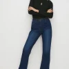Clearance Oasis Josie Kick Flare Jean Indigo