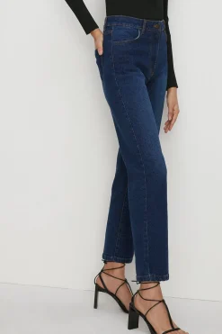 Clearance Oasis Josie Kick Flare Jean Indigo