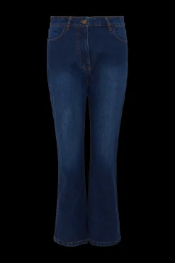 Clearance Oasis Josie Kick Flare Jean Indigo