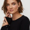 Sale Oasis Knitted Crew Jumper Black