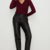 Fashion Oasis Knitted V Neck Jumper Cobalt