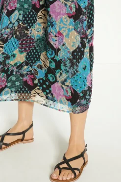 Best Oasis Leather Multi Strap Flat Sandals Black