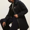 Discount Oasis Lightweight Midi Parka Black