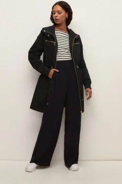 Discount Oasis Lightweight Midi Parka Black
