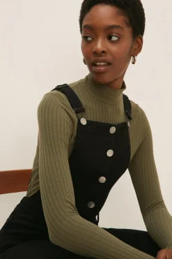 Clearance Oasis Lily Dungaree Black