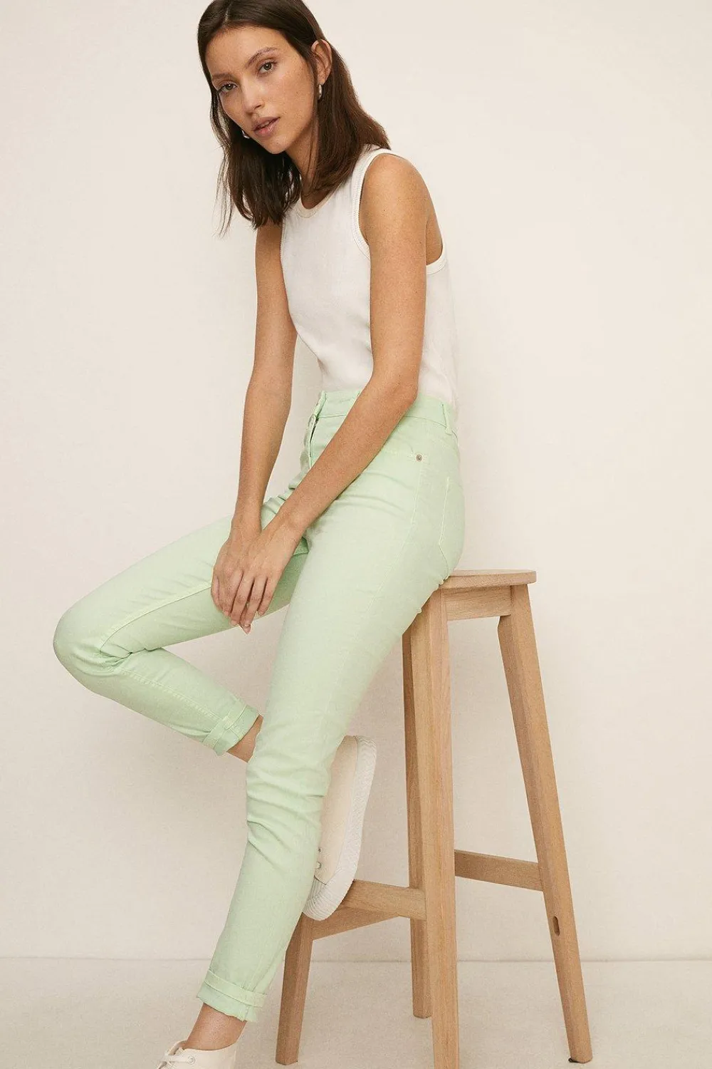 Best Oasis Lily Organic High Rise Skinny Jean Indigo