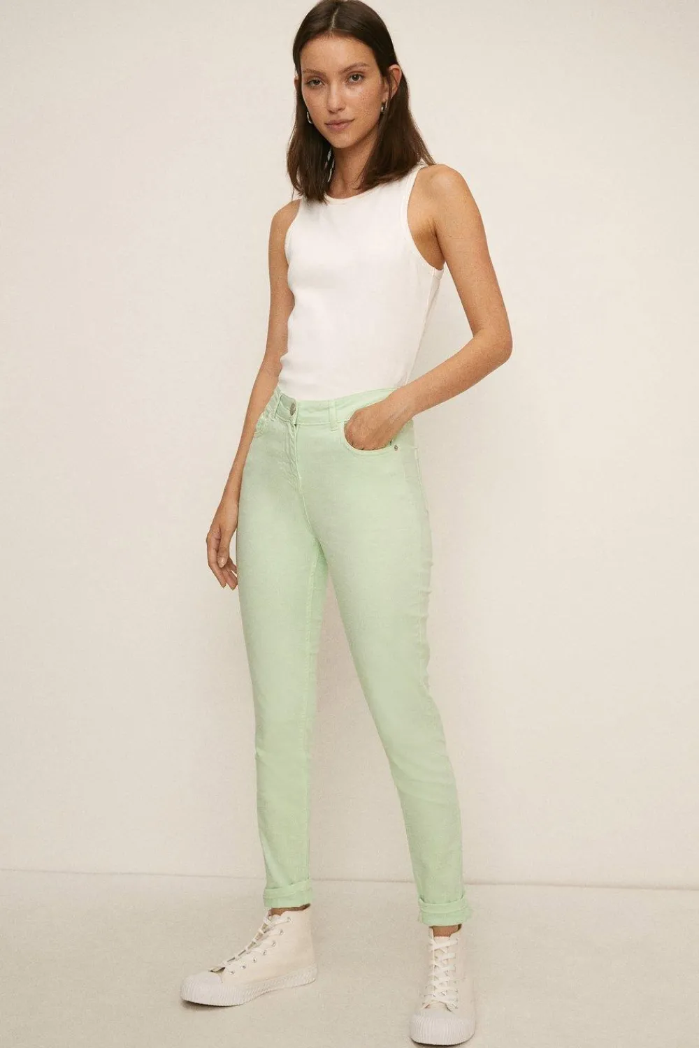 Best Oasis Lily Organic High Rise Skinny Jean Indigo