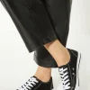 Fashion Oasis Low Top Lace Up Trainers Black